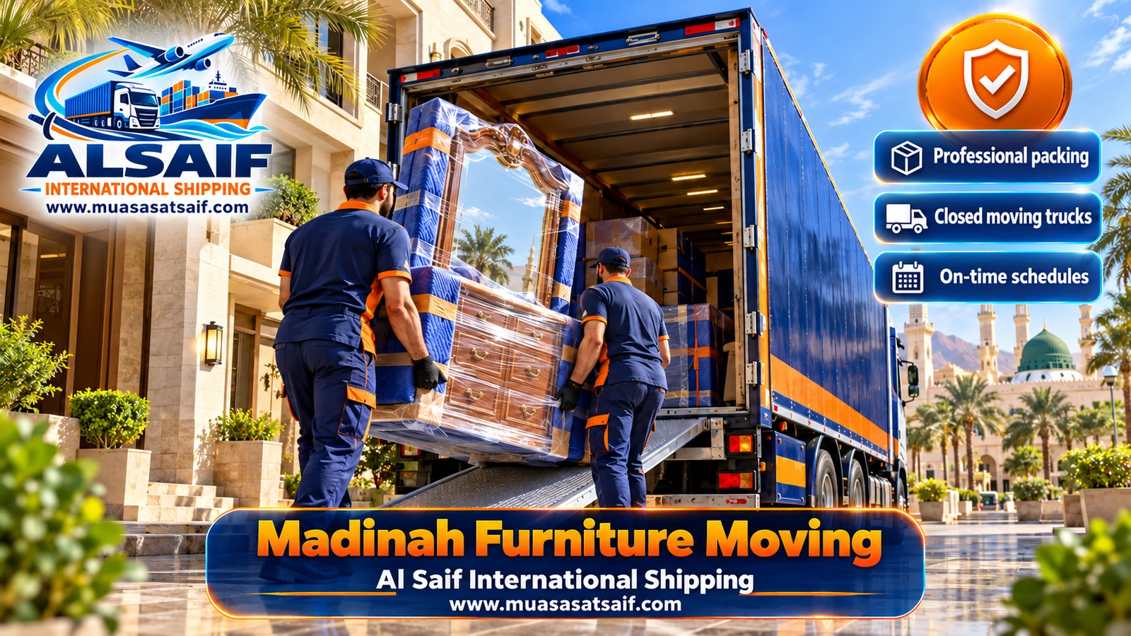Madinah Furniture Moving Prices | Cost Tables, Real Examples & Packing Guide