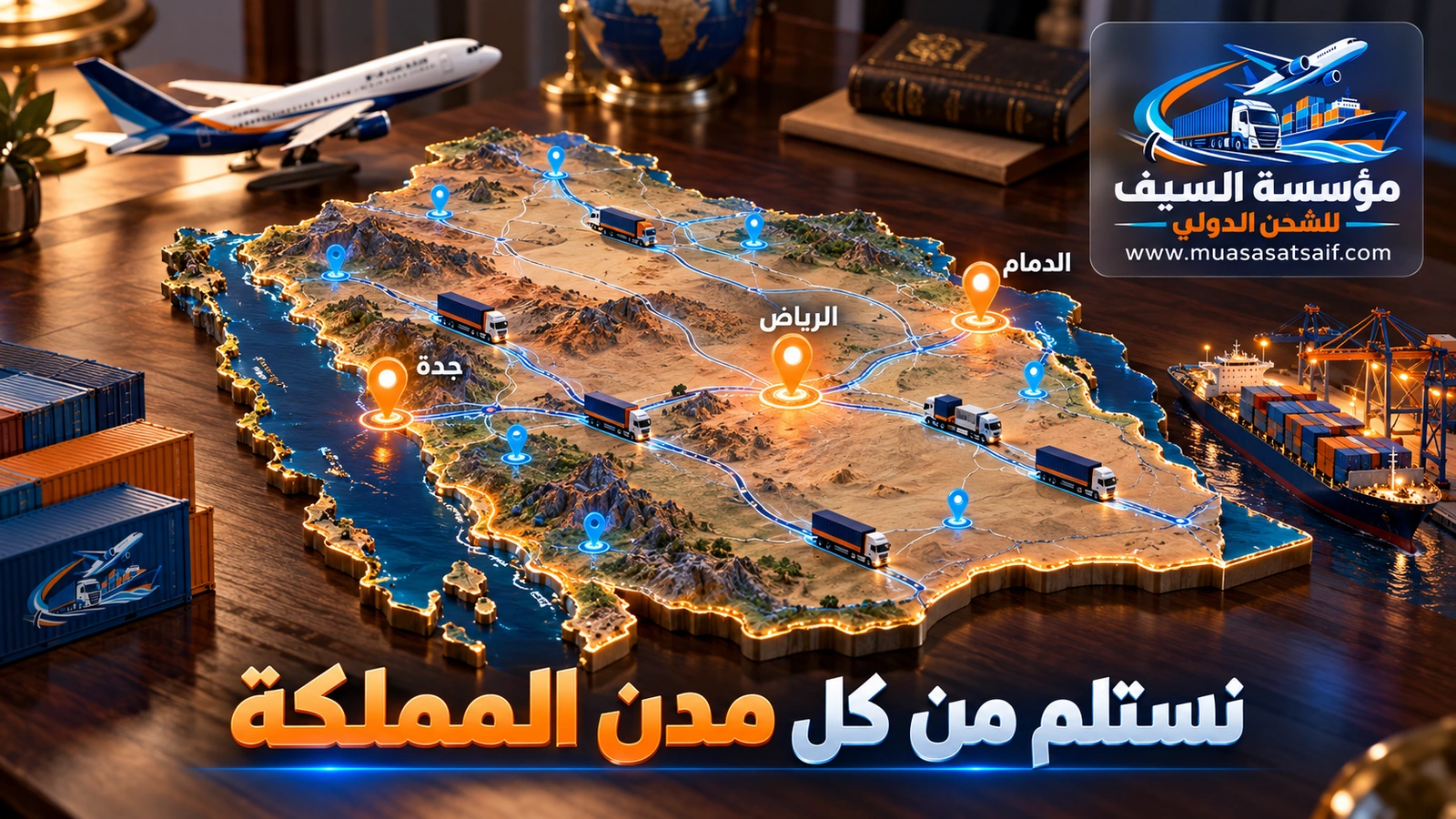 مدن الاستلام في المملكة — مؤسسة السيف