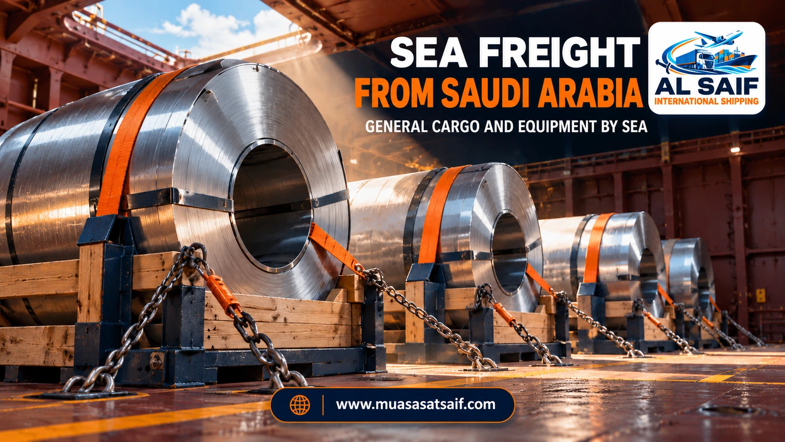 Commercial cargo containers for sea export from the Kingdom — Al Saif