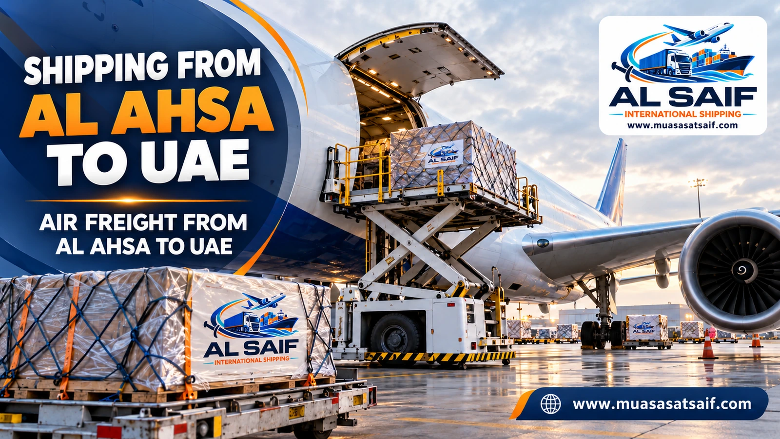 Air freight from Al-Ahsa to the UAE — Al Saif