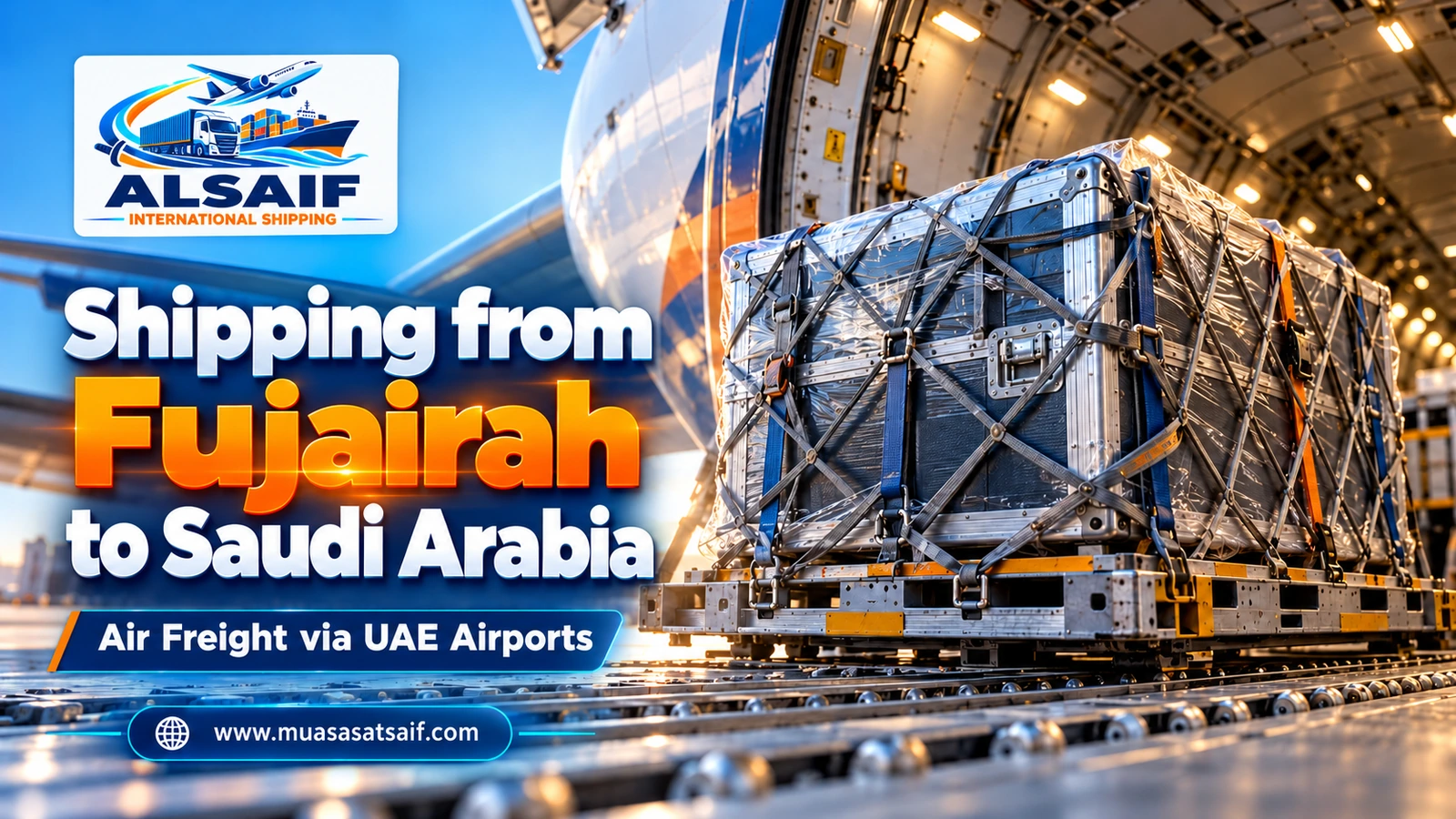 Air freight from Fujairah to Saudi Arabia — Al Saif