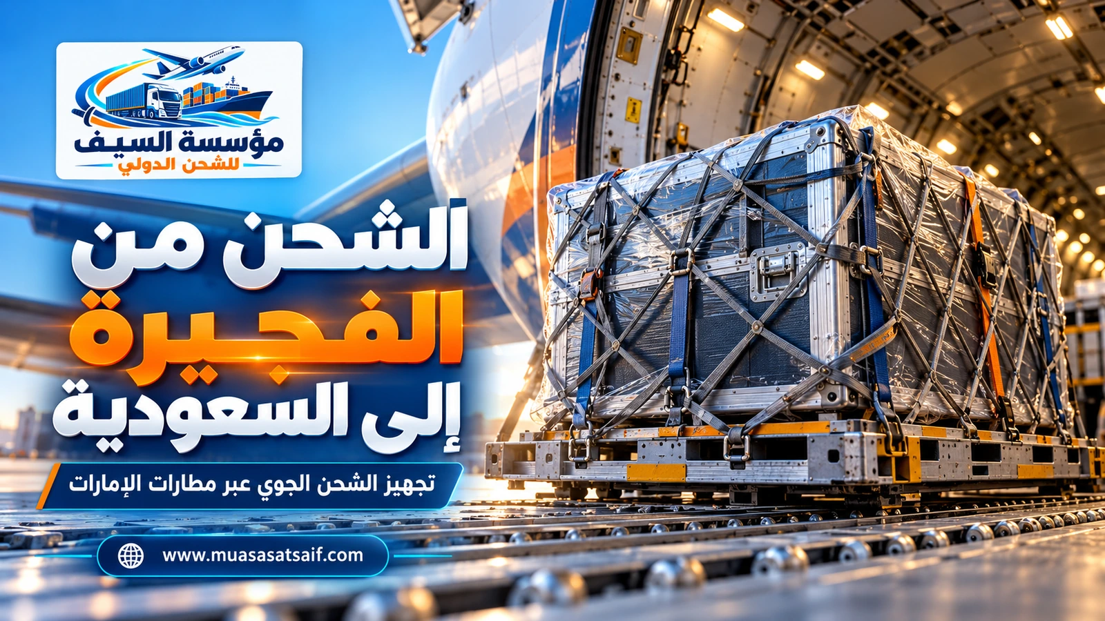 الشحن الجوي من الفجيرة إلى السعودية — مؤسسة السيف
