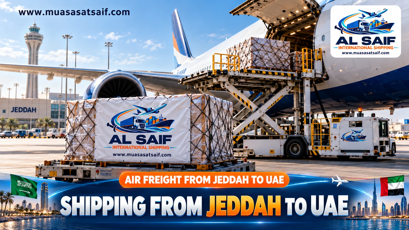 Air freight from Jeddah to the UAE — Al Saif