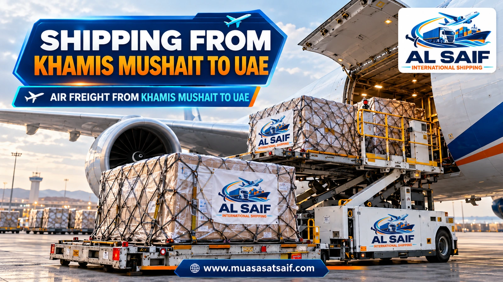 Air freight from Khamis Mushait to the UAE — Al Saif