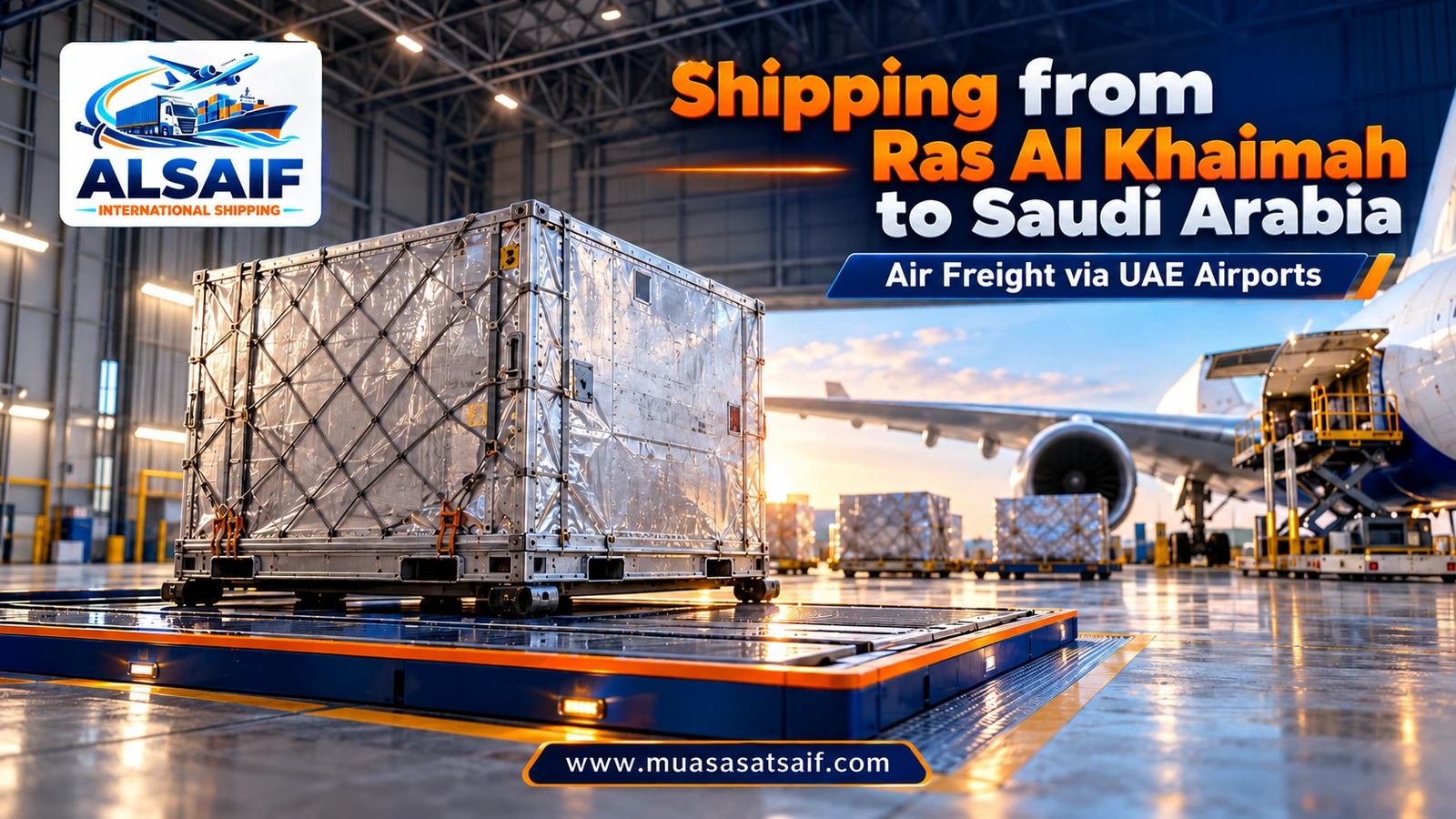 Air freight from Ras Al Khaimah to Saudi Arabia — Al Saif