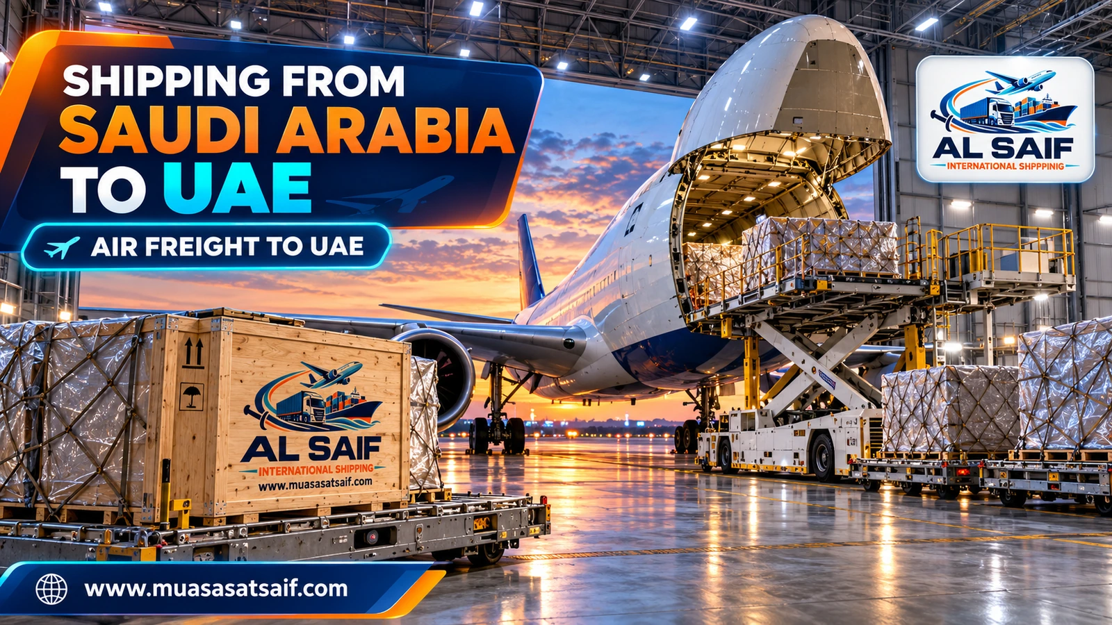 Air freight from Saudi Arabia to the UAE — Al Saif