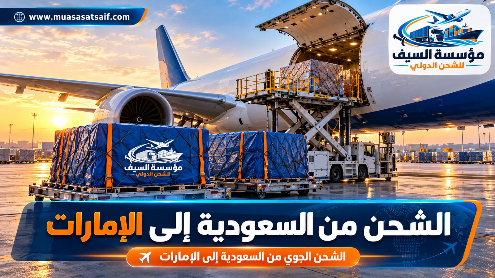 الشحن الجوي من السعودية إلى الإمارات — مؤسسة السيف