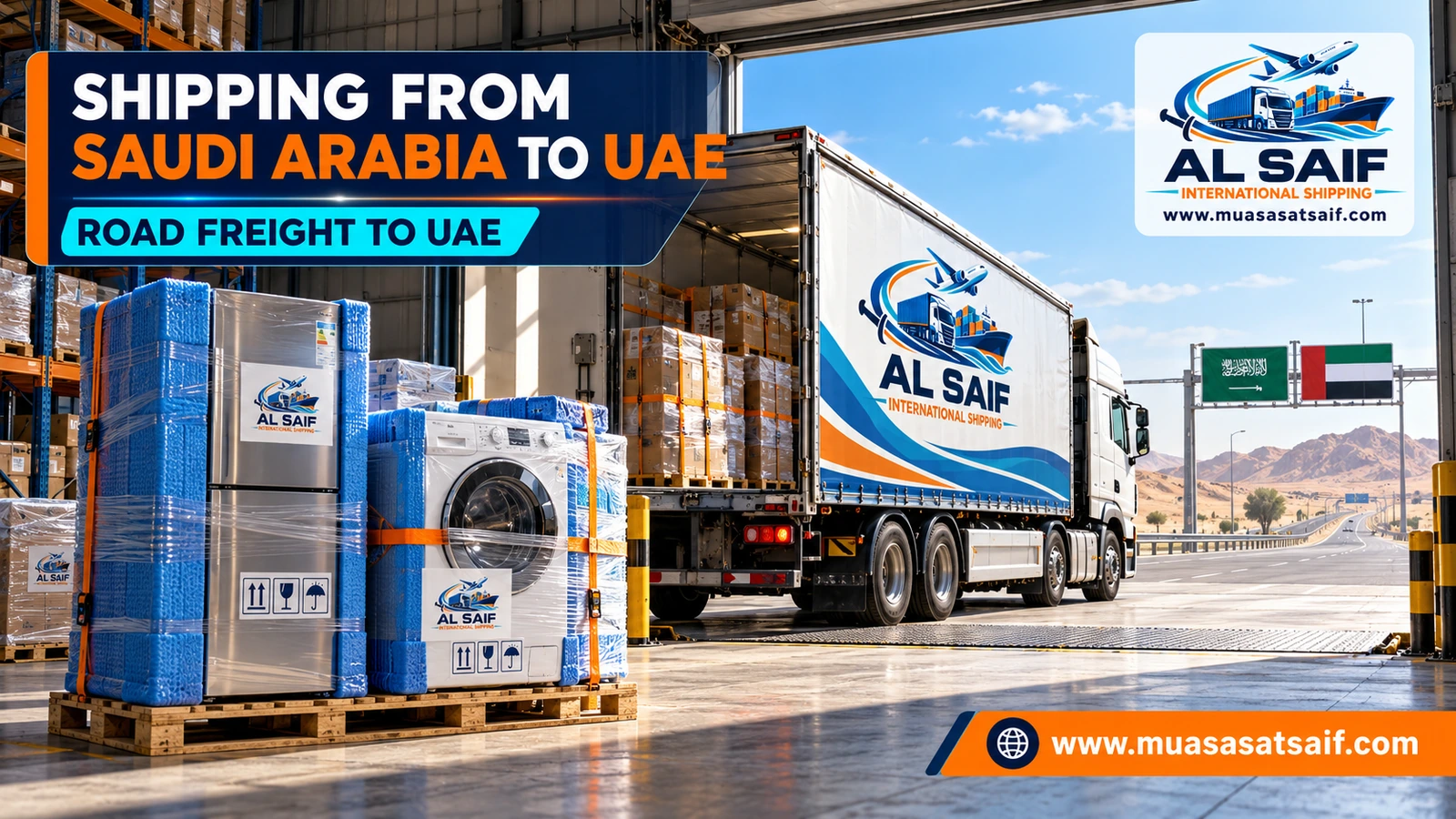 Road shipping from Saudi Arabia to the UAE — Al Saif
