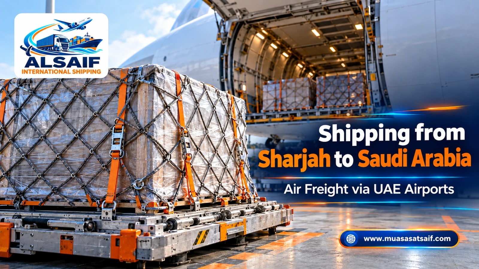 Air freight from Sharjah to Saudi Arabia — Al Saif