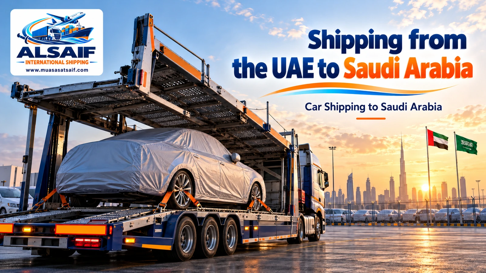 Car shipping from the UAE to Saudi Arabia on professional carriers — Al Saif