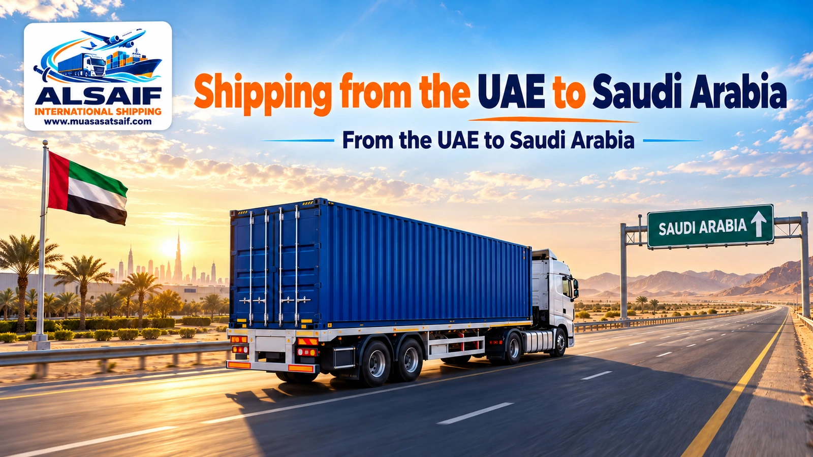 Shipping Company from UAE to Saudi Arabia | Home Furniture Moving & Car Shipping from All Seven Emirates