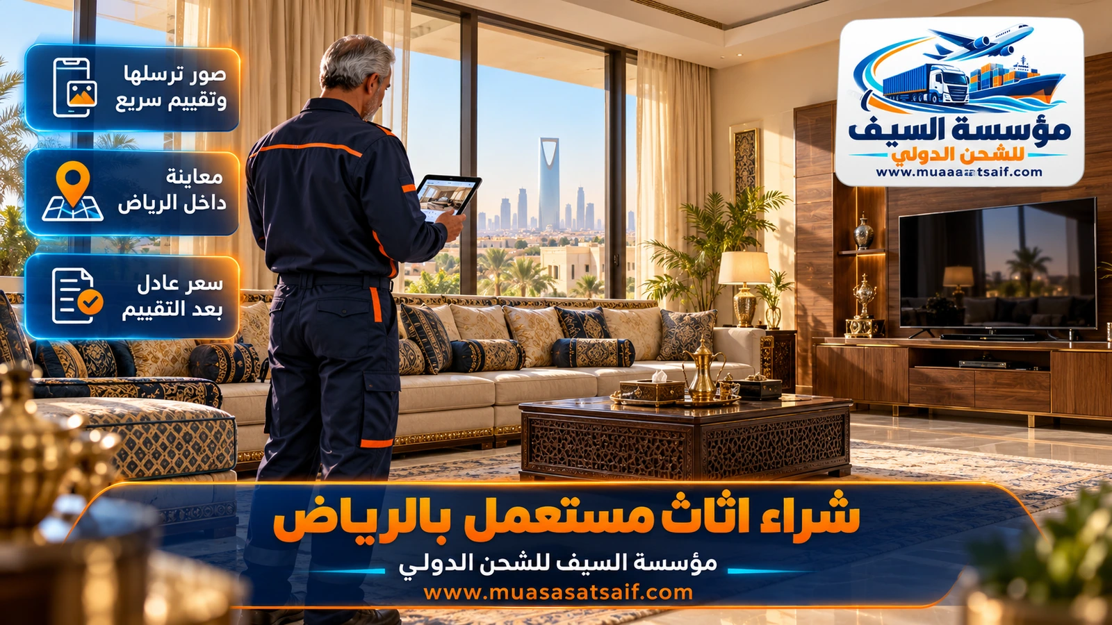 شراء اثاث مستعمل بالرياض | مجالس ومكيفات ومطابخ مع الفك والإخلاء من البيت